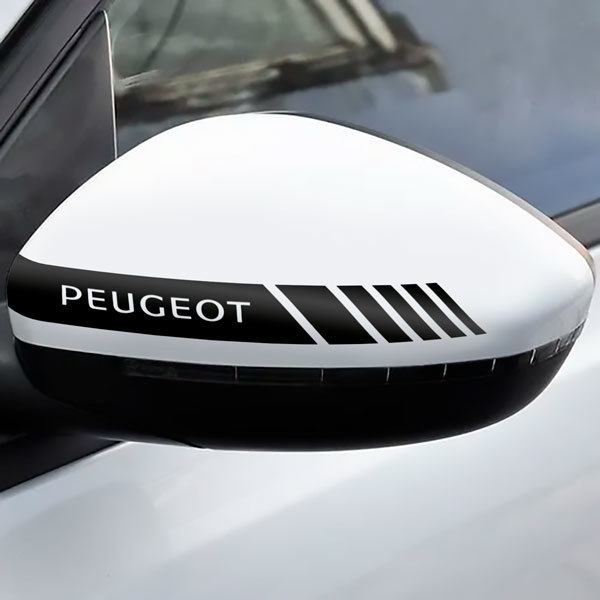 Aufkleber: Spiegel-Aufkleber Peugeot