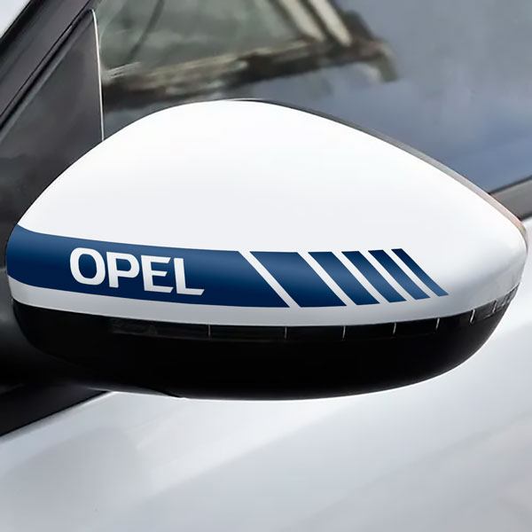 Opel Corsa E Seiten-Streifen Set in Wunschfarbe - Stylische Aufkleber