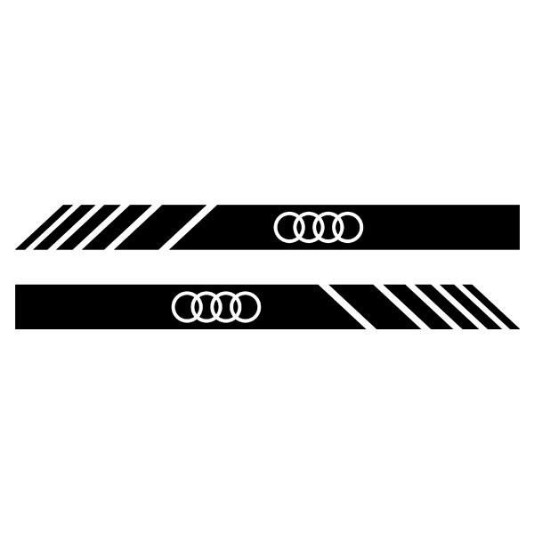 Audi Ringe Aufkleber für Räder 