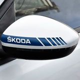 Aufkleber: Spiegel-Aufkleber Skoda 2