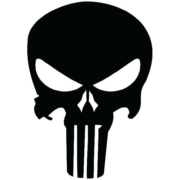Aufkleber: The Punisher Dise&ntilde;o Vinilo Decorativo