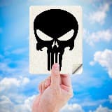 Aufkleber: The Punisher Dise&ntilde;o Vinilo Decorativo 4