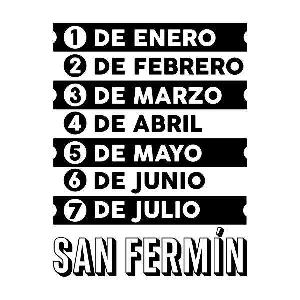 Wandtattoos: Song San Fermin