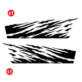 Aufkleber: Used Look f&uuml;r 4 T&uuml;rer 4x4 2