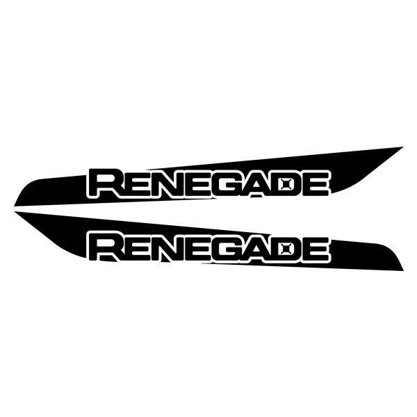 Aufkleber: Set 2X Renegade-Seitenstreifen 