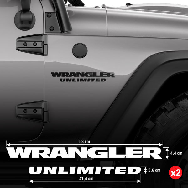 Aufkleber: Set 2X Wrangler Unlimited Seite 0