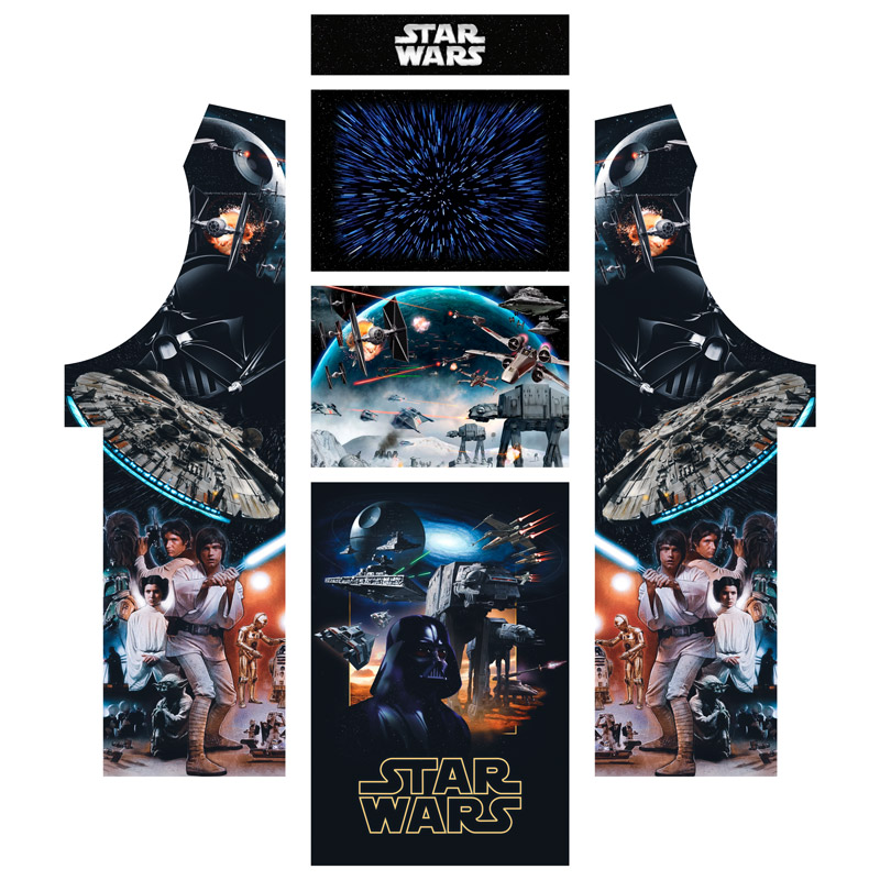 Aufkleber: Star Wars Bartop Arcade Kit