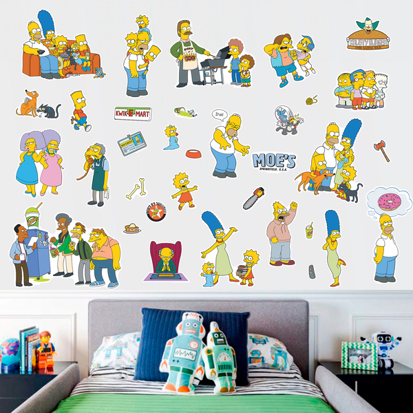 Kinderzimmer Wandtattoo: Set 34X Der Simpsons