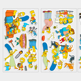Kinderzimmer Wandtattoo: Set 34X Der Simpsons 4