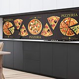 Fototapeten: Zusammensetzung Pizzeria 2