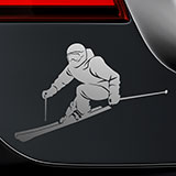 Aufkleber: Skirennen 2