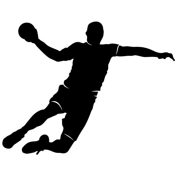 Aufkleber: Handball