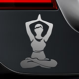 Aufkleber: Asana yoga 2