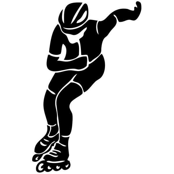 Aufkleber: Inline-Speedskating