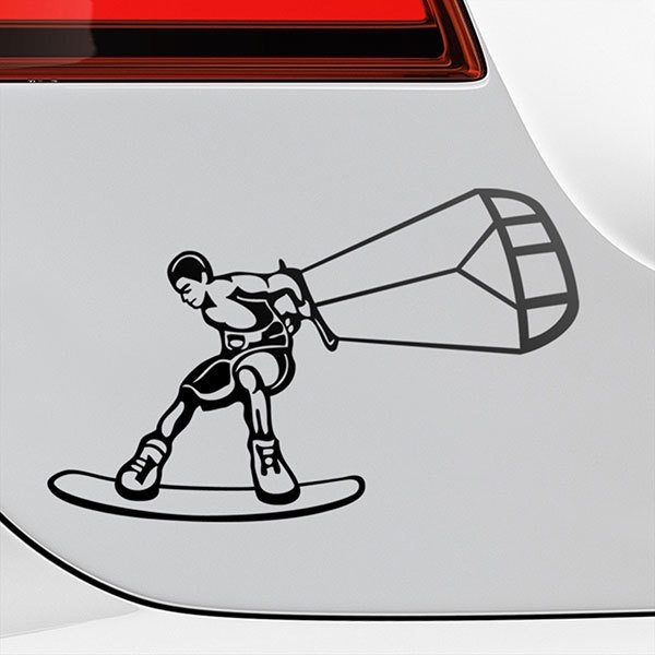 Surfen Wind Surfer Auto Aufkleber Kite Surfing Windsurfing Kite Surfboard 144 3 81436689