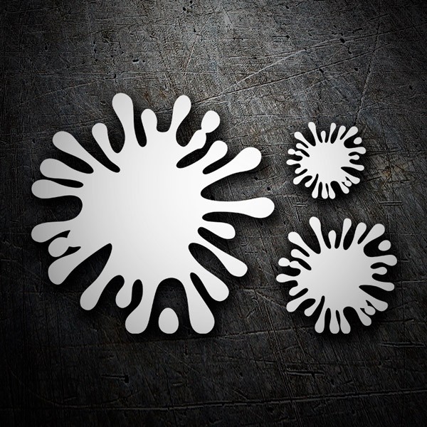 Aufkleber: Set 3X Paint Splat 1