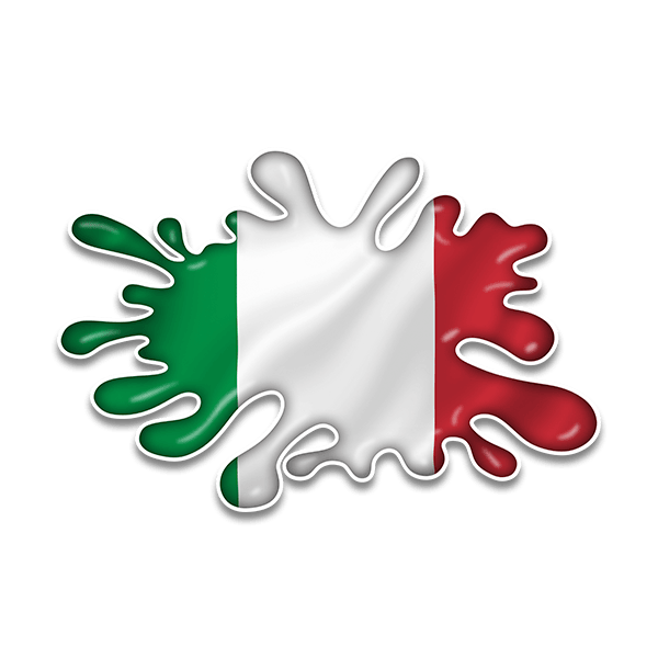 Aufkleber: Paint Splash Italien