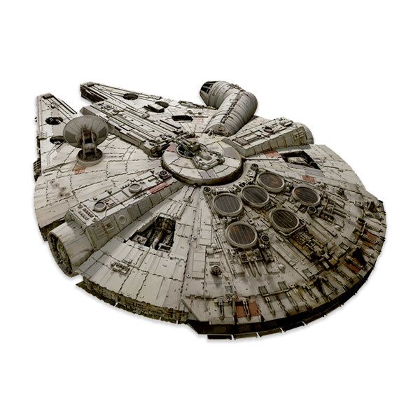 Wandtattoos: Millennium Falcon in Aktion