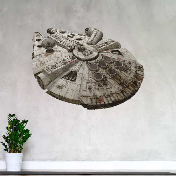 Wandtattoos: Millennium Falcon in Aktion