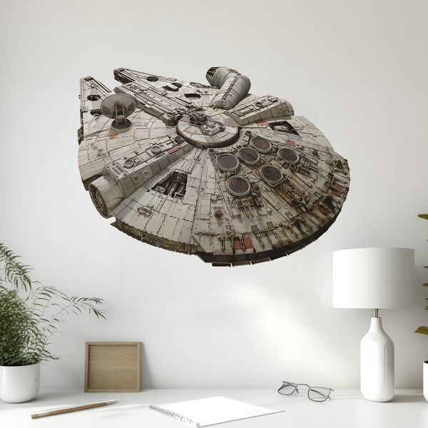 Wandtattoos: Millennium Falcon in Aktion