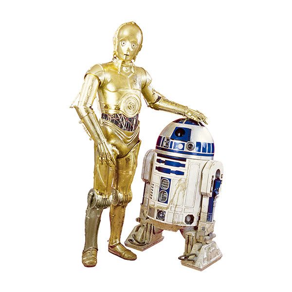 Wandtattoos: C3PO y R2D2