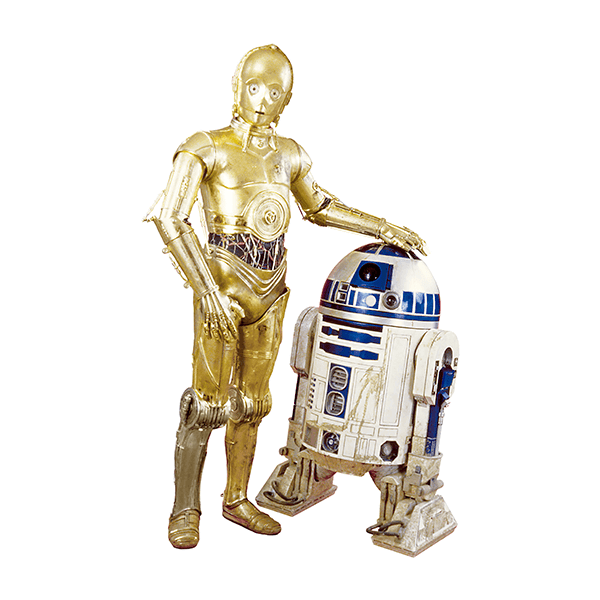 Wandtattoos: C-3PO und R2-D2