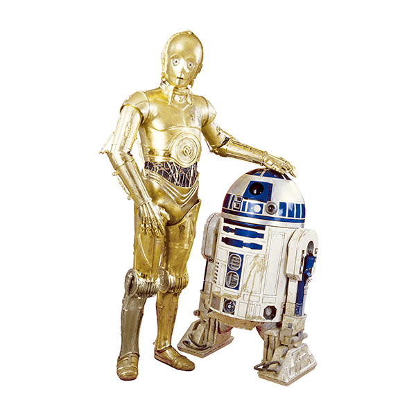 Wandtattoos: C3PO y R2D2