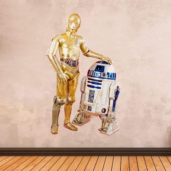 Wandtattoos: C3PO y R2D2