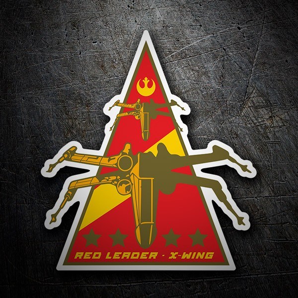 Aufkleber: Red Leader - X-Wing 