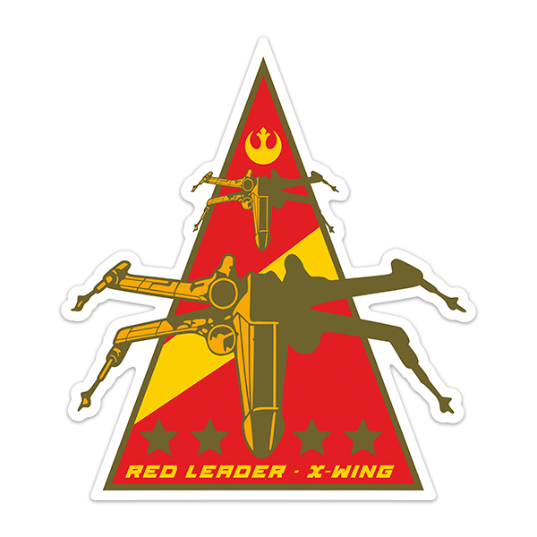 Aufkleber: Red Leader - X-Wing 