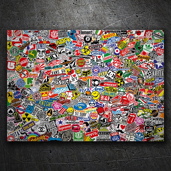 Aufkleber: Sticker Bomb XL