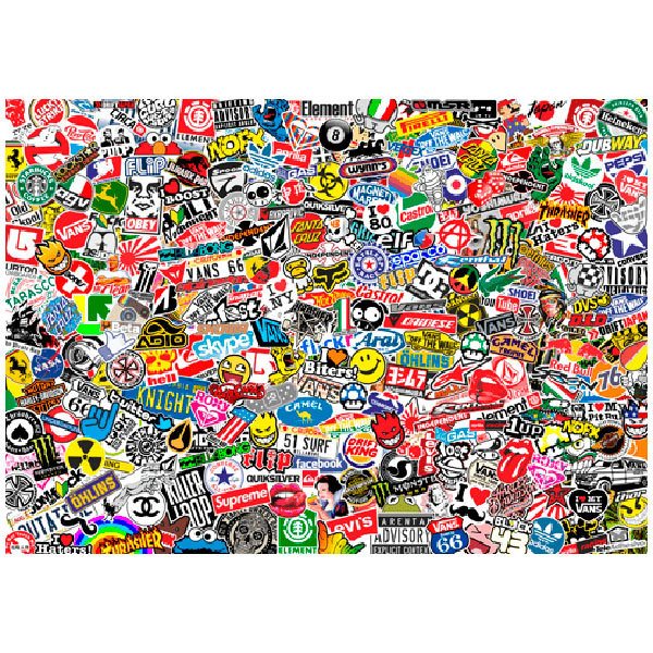 Aufkleber: Sticker Bomb XL