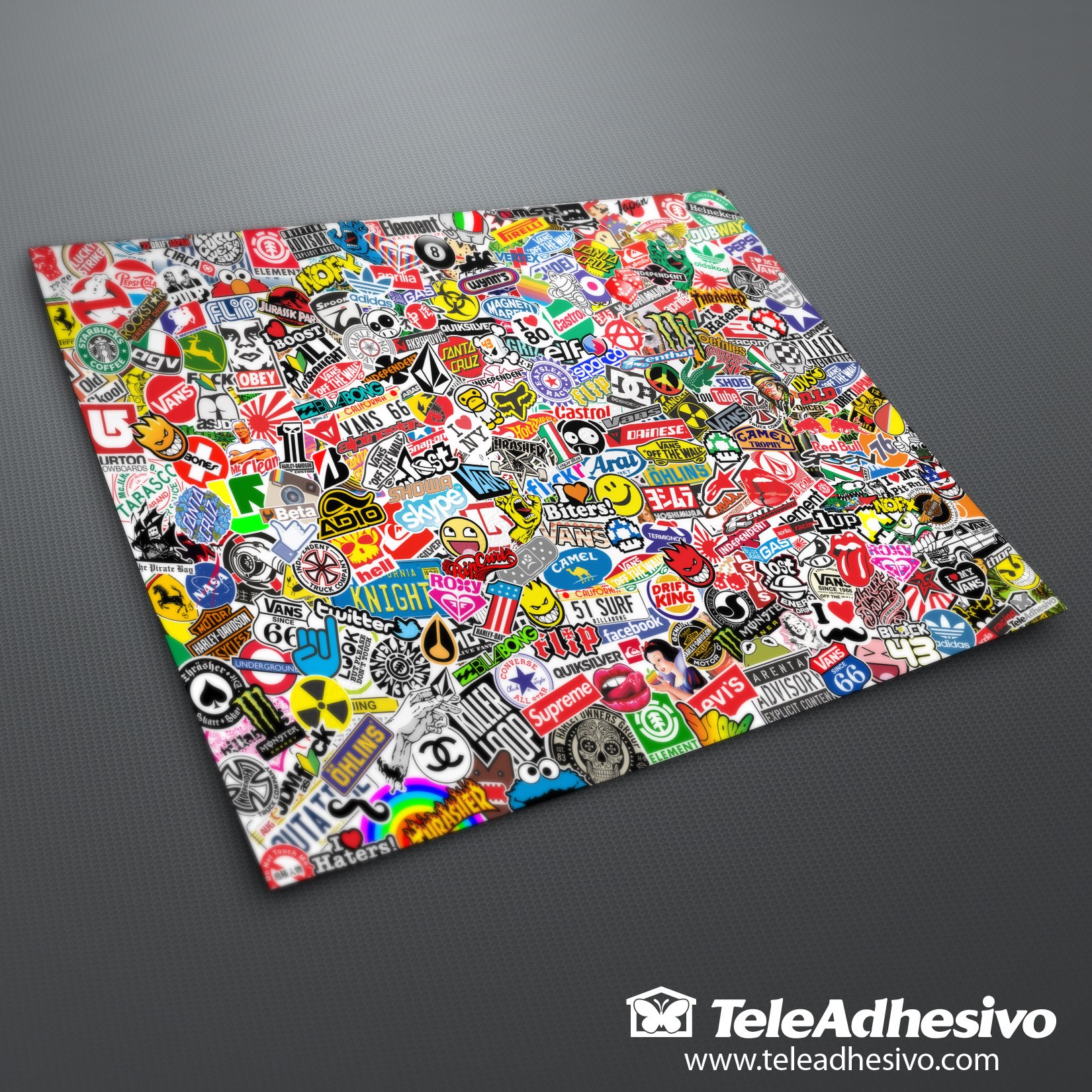 Aufkleber: Sticker Bomb XL