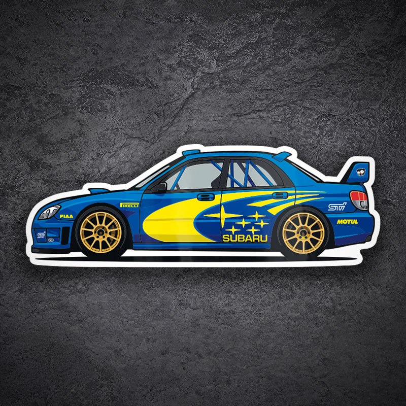 Aufkleber: Subaru Impreza WRC