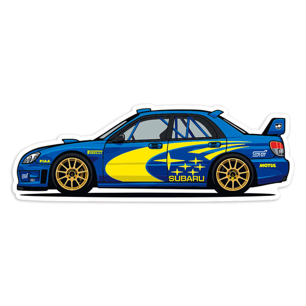 Aufkleber: Subaru Impreza WRC