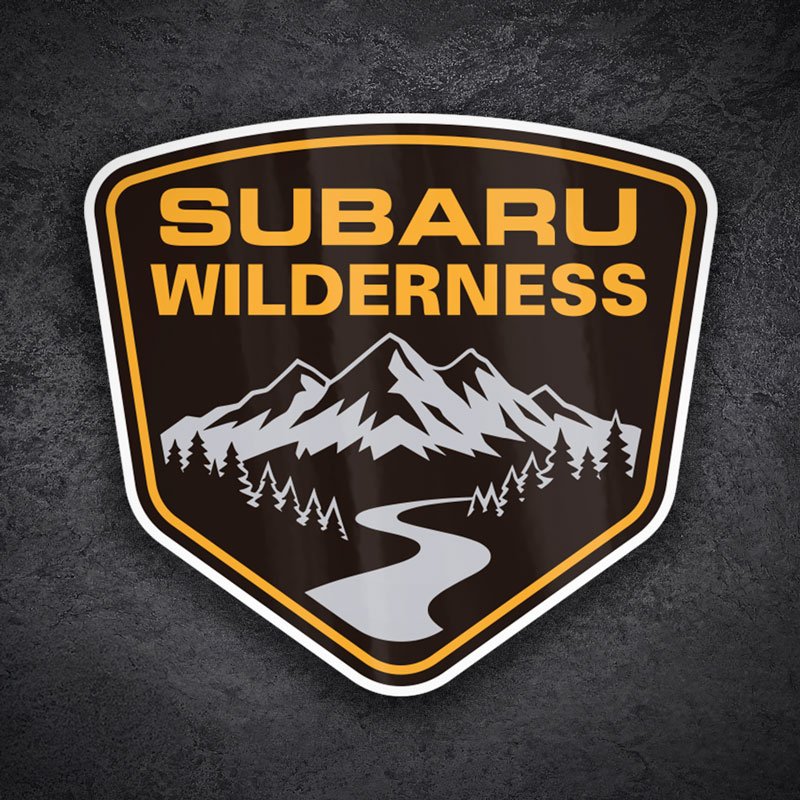 Aufkleber: Subaru Wilderness Berg