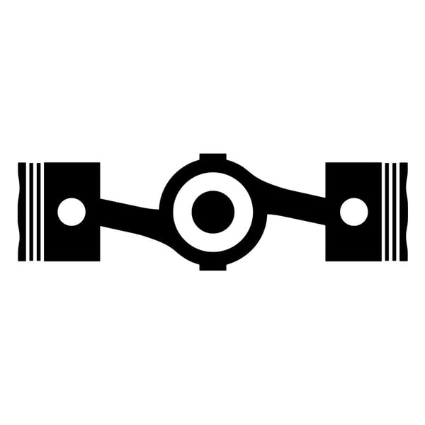 Aufkleber: Subaru Boxermotor