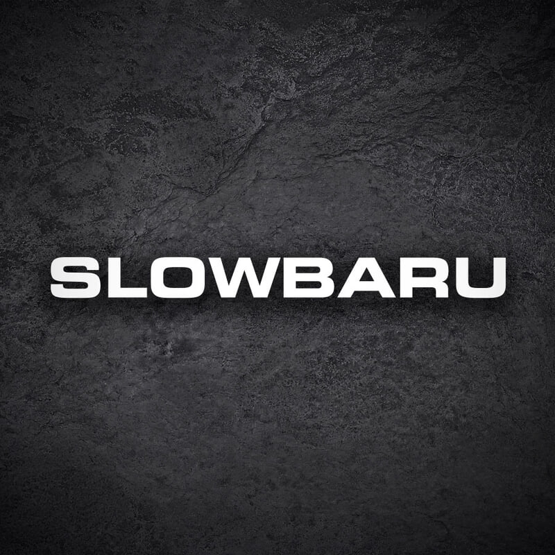 Aufkleber: Slowbaru Subie Life ohne Eile