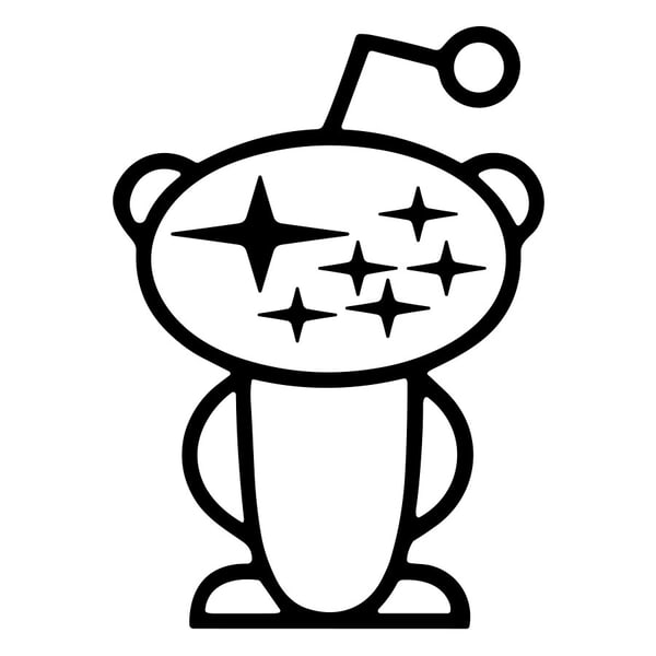 Aufkleber: Subaru Snoo Reddit für Subaristen