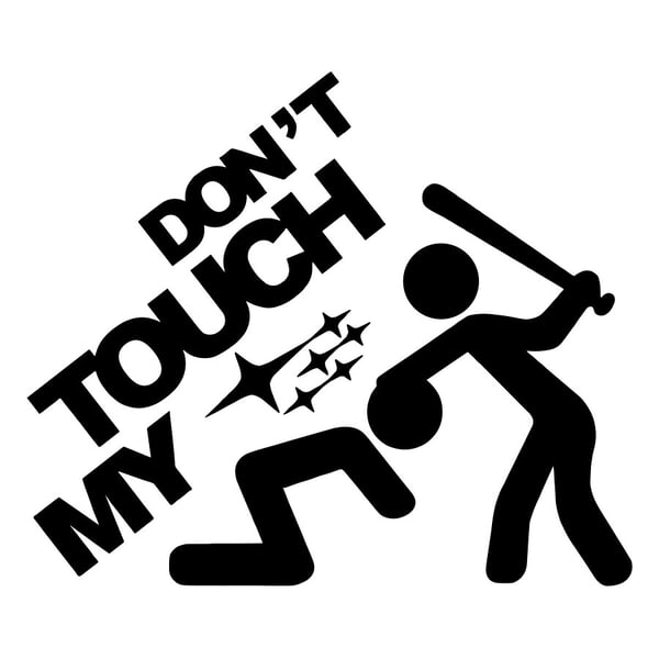 Aufkleber: Dont Touch My Subaru