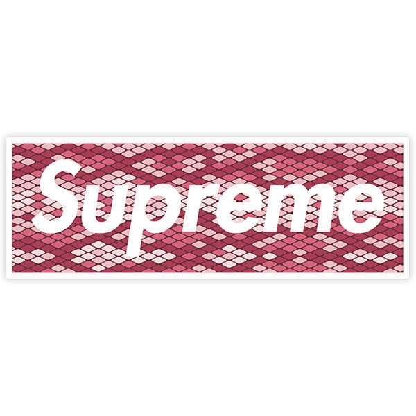 Aufkleber: Supreme Kacheln