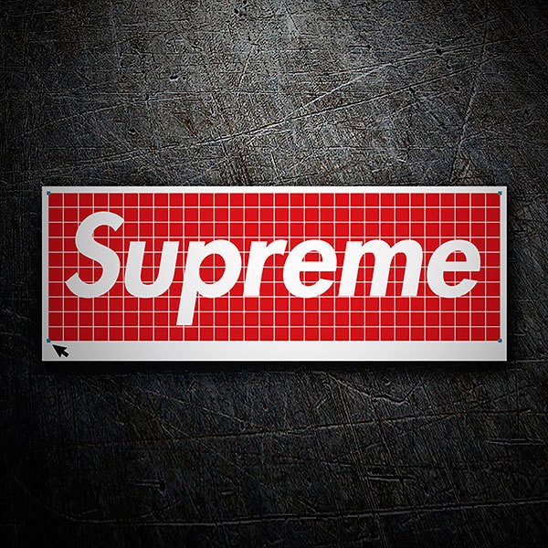 Aufkleber: Supreme Trimmen