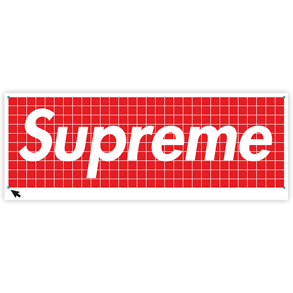 Aufkleber: Supreme Trimmen