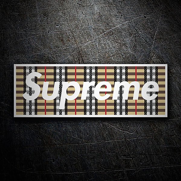 Aufkleber: Supreme Gewebe