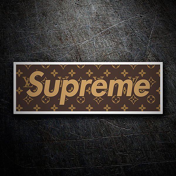 Aufkleber: Supreme Louis Vuitton