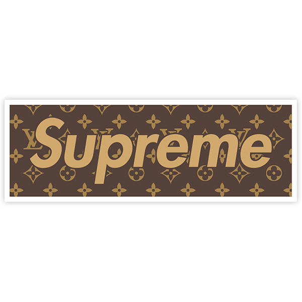 Aufkleber: Supreme Louis Vuitton