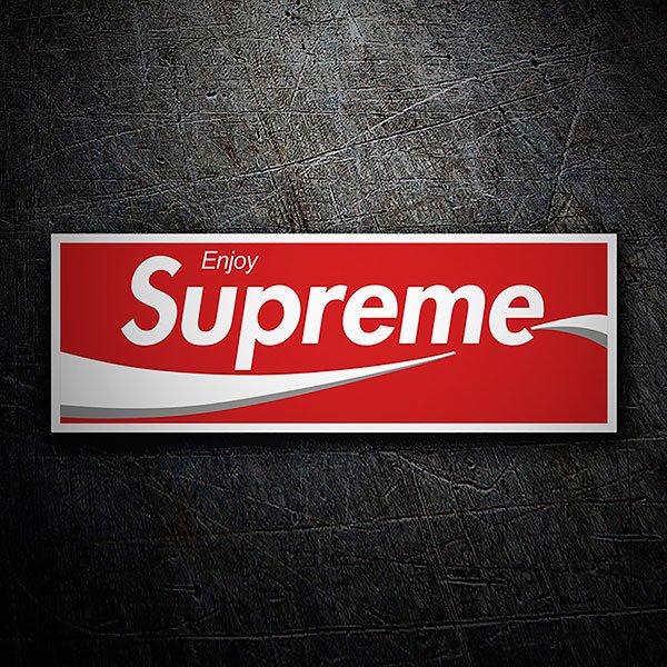 Aufkleber: Supreme Enjoy