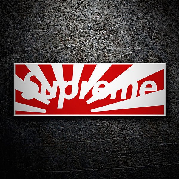 Aufkleber: Supreme Japan-Flagge