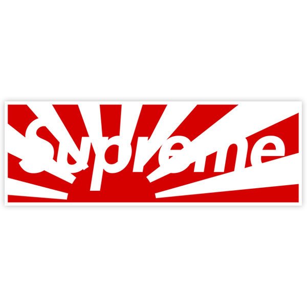 Aufkleber: Supreme bandera de Japón