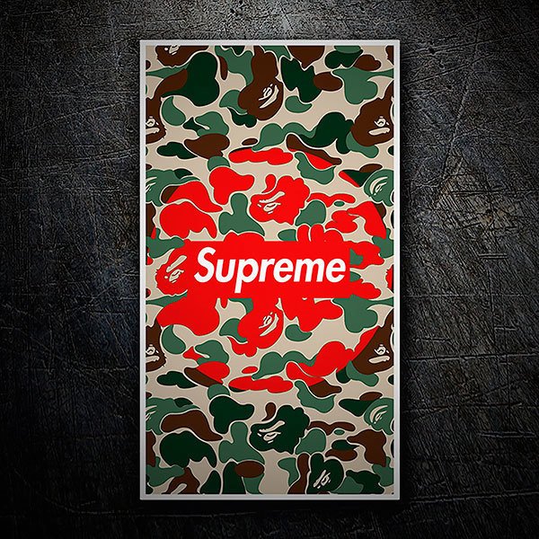 Aufkleber: Supreme militar